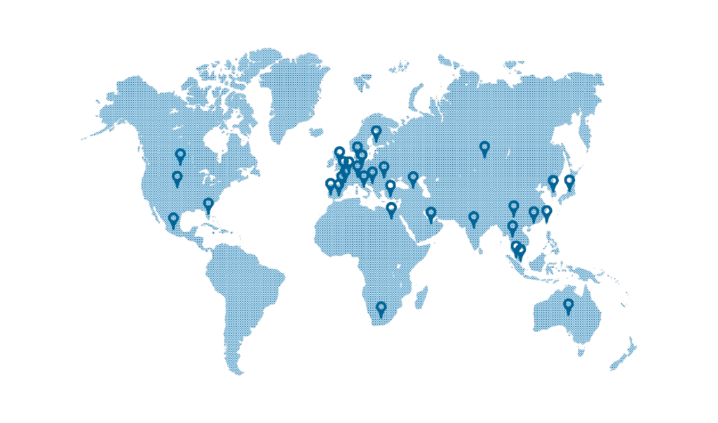 Global impact with consultants around the world.